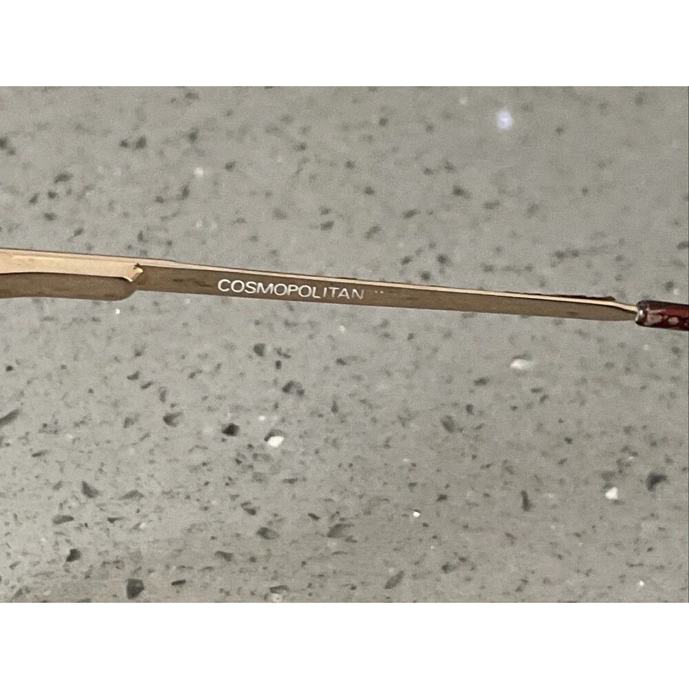 Cosmopolitan Eyeglasses Metal Frames ONLY Hearst Corp Marine Gold 52-19-135